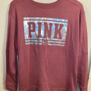 Holographic Pink Oversized Sweater